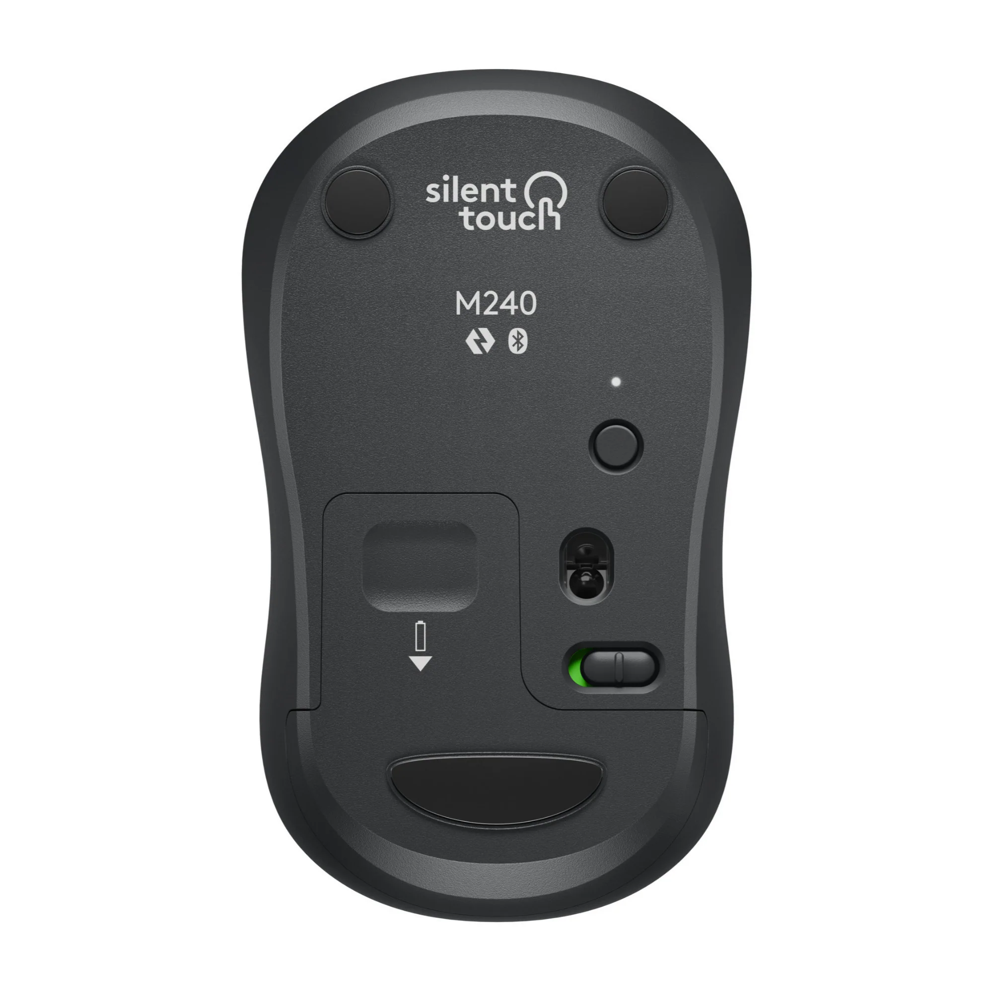 Logitech M240 Silent Cordless Long Range Bluetooth Mouse with Pre-Installed AAA Battery (Graphite) - Image 5