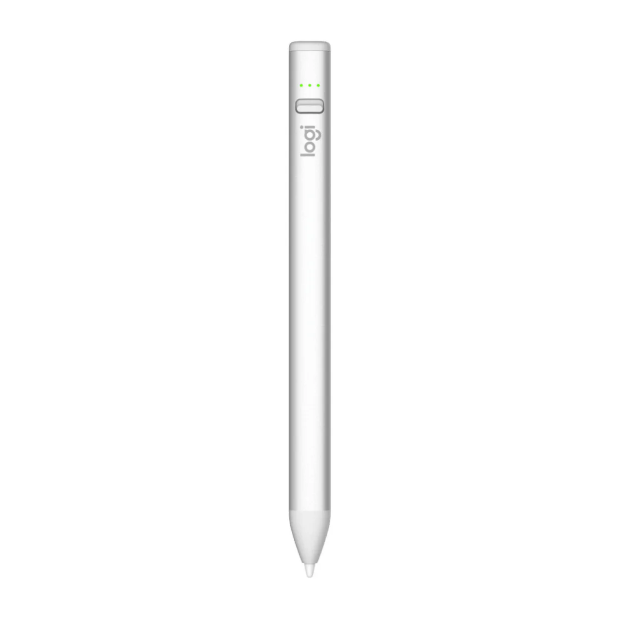 Logitech Crayon Digital Pencil for iPad 6-10 Generation with USB-C Port (Silver)