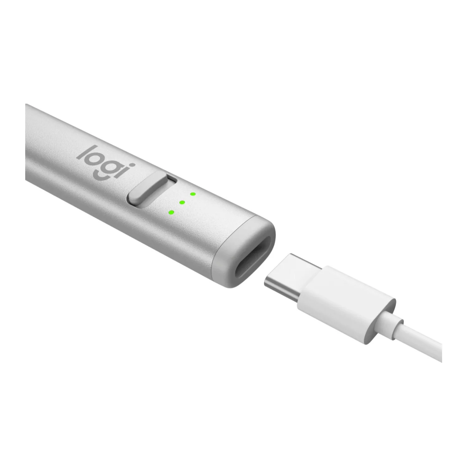 Logitech Crayon Digital Pencil for iPad 6-10 Generation with USB-C Port (Silver) - Image 6