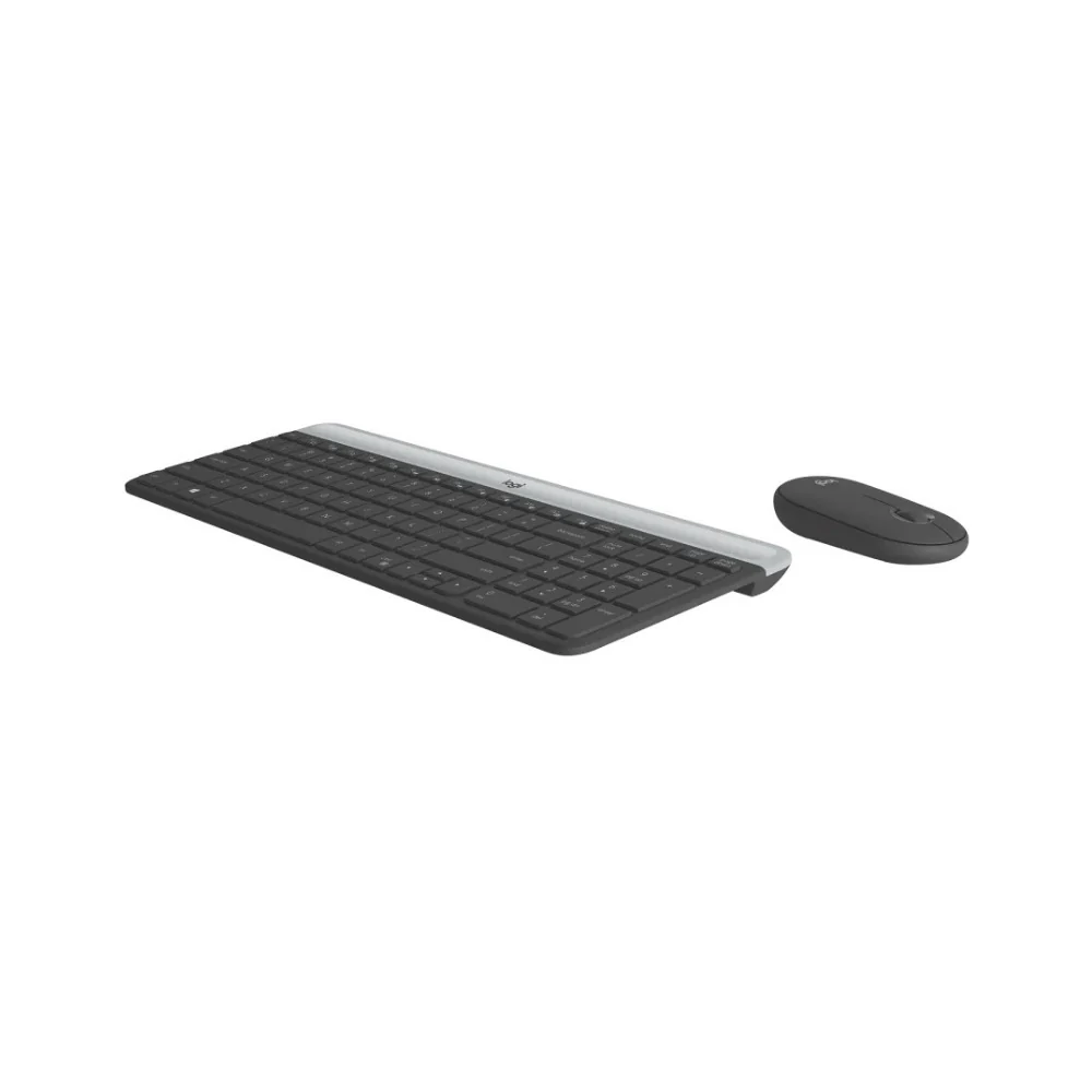 Logitech MK470 Ultra-Slim Compact Wireless Keyboard and Mouse Combo with Optical Tracking (Graphite) - Image 2