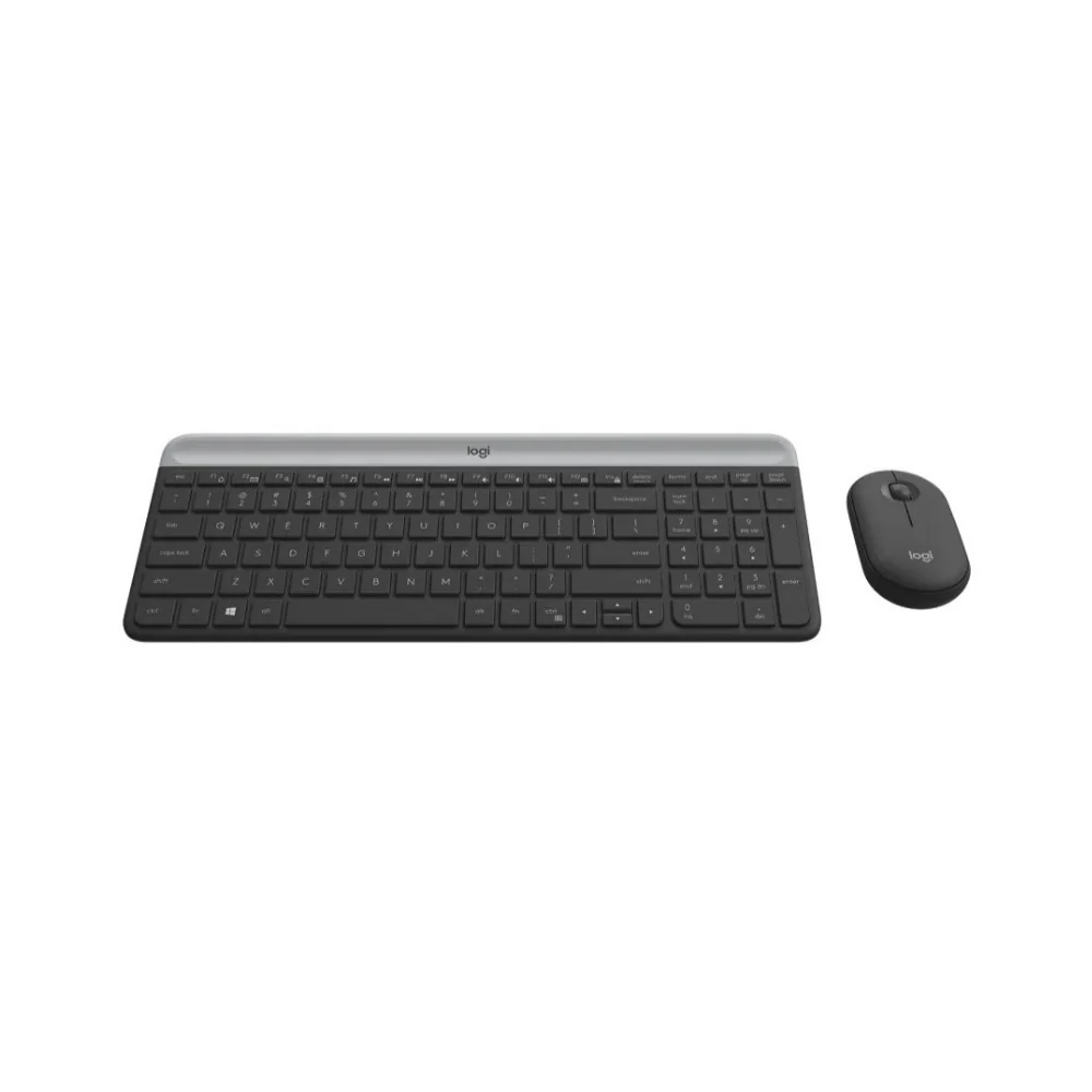 Logitech MK470 Ultra-Slim Compact Wireless Keyboard and Mouse Combo with Optical Tracking (Graphite) - Image 3