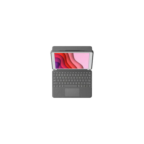 Logitech Combo Touch Backlit Keyboard Case for Apple iPad (7th, 8th, and 9th Gen, Graphite) - Image 7