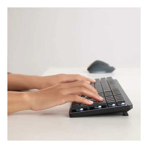 Logitech MX Mechanical Wireless Illuminated Keyboard (Clicky / Graphite) with 4-Port 3.0 USB Hub - Image 9