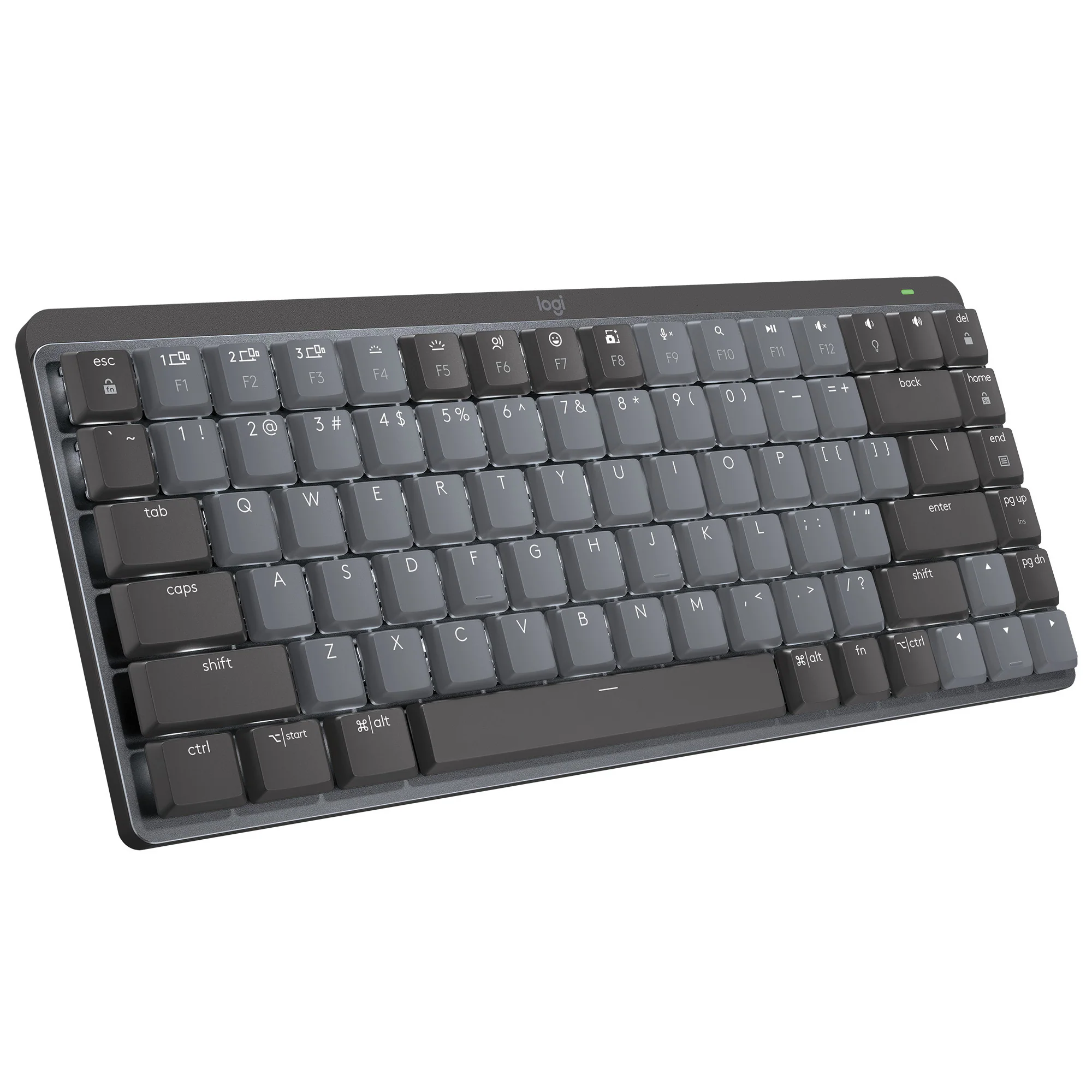 Logitech MX Keys Mechanical Mini Keyboard (Tactile) Bundle with Ergonomic Mouse - Image 2