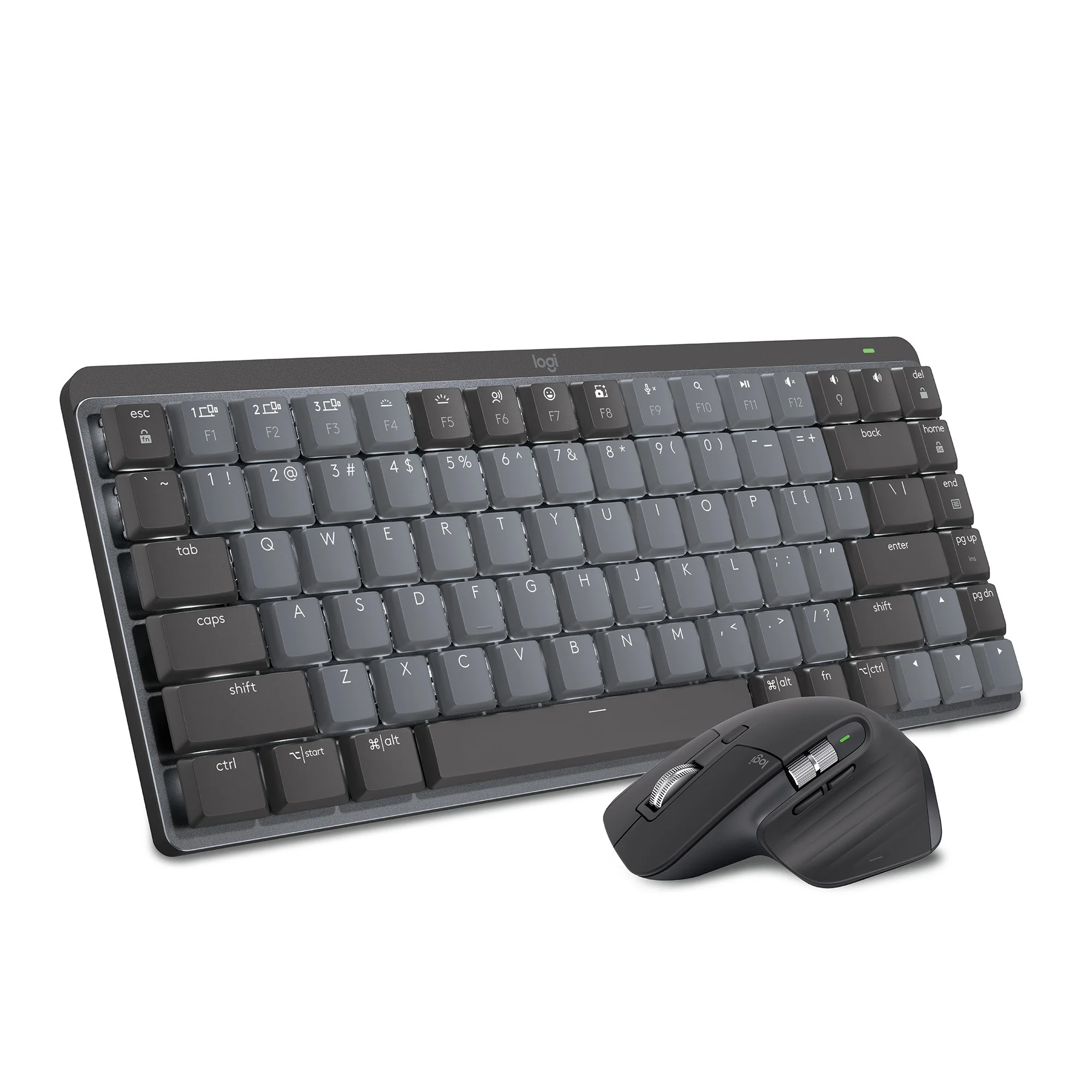 Logitech MX Mechanical Mini Clicky Keyboard (Graphite) with 3.0 USB Hub - Image 5