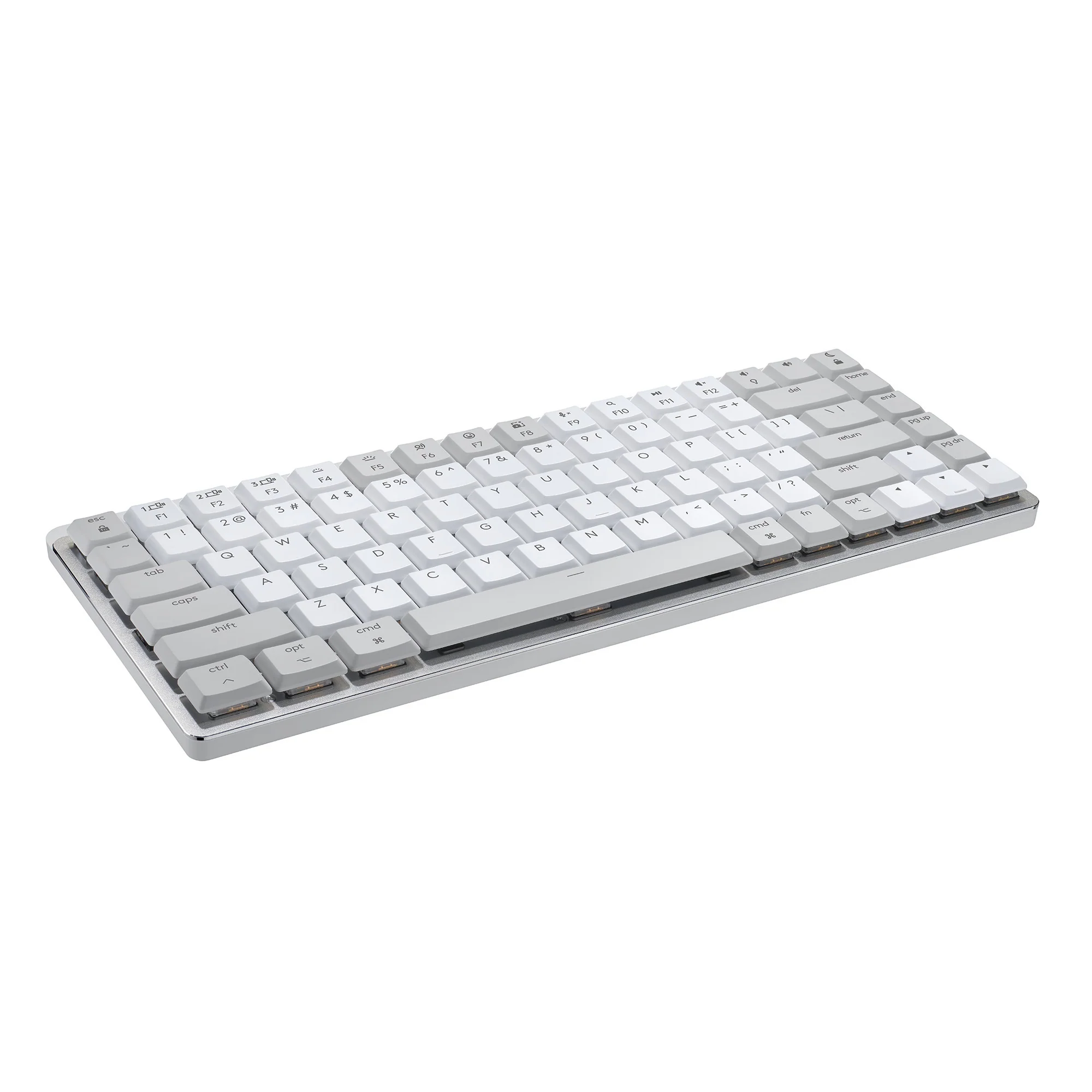 Logitech MX Mechanical Mini for Mac Minimalist Wireless Illuminated Keyboard (Pale Gray) - Image 5