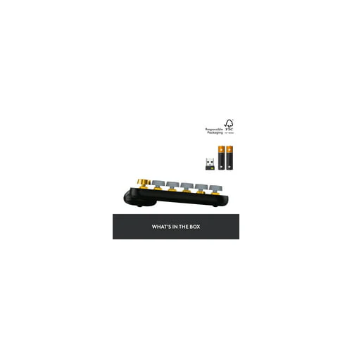 Logitech POP Keys Wireless Mechanical Keyboard with Emoji Keys - Blast Yellow - Image 13