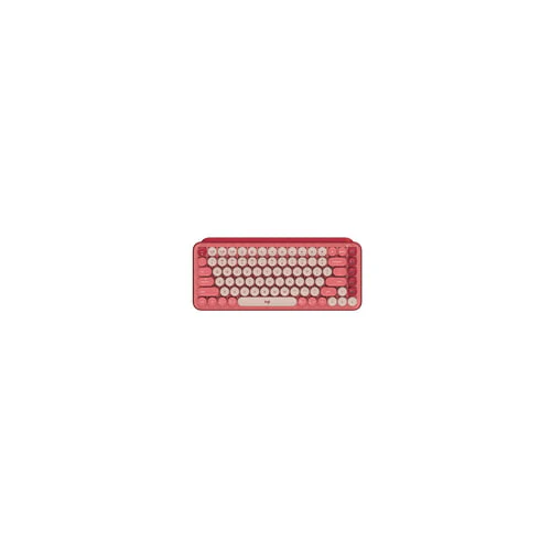 Logitech POP Keys Wireless Mechanical Keyboard with Emoji Keys Heartbreaker Rose - Image 2