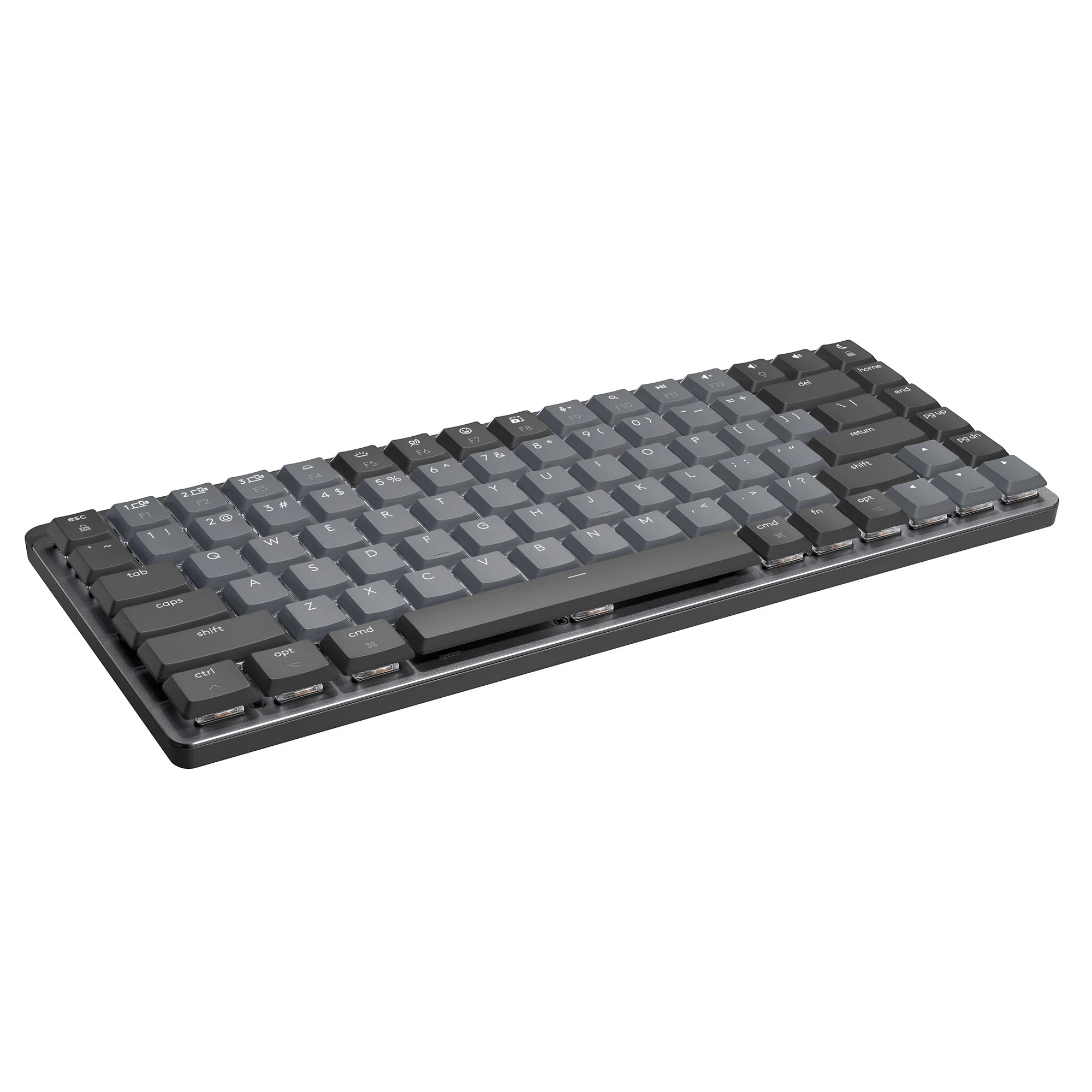 Logitech MX Mechanical Mini for Mac Minimalist Wireless Illuminated Keyboard (Space Gray) - Image 3