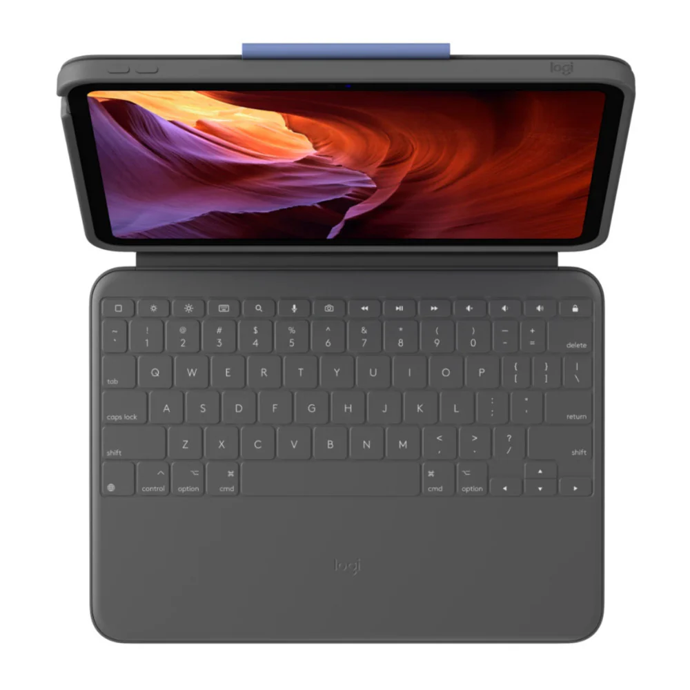 Logitech Rugged Folio Keyboard Case for 10th Generation 10.9-Inch iPad (Graphite) - Image 2