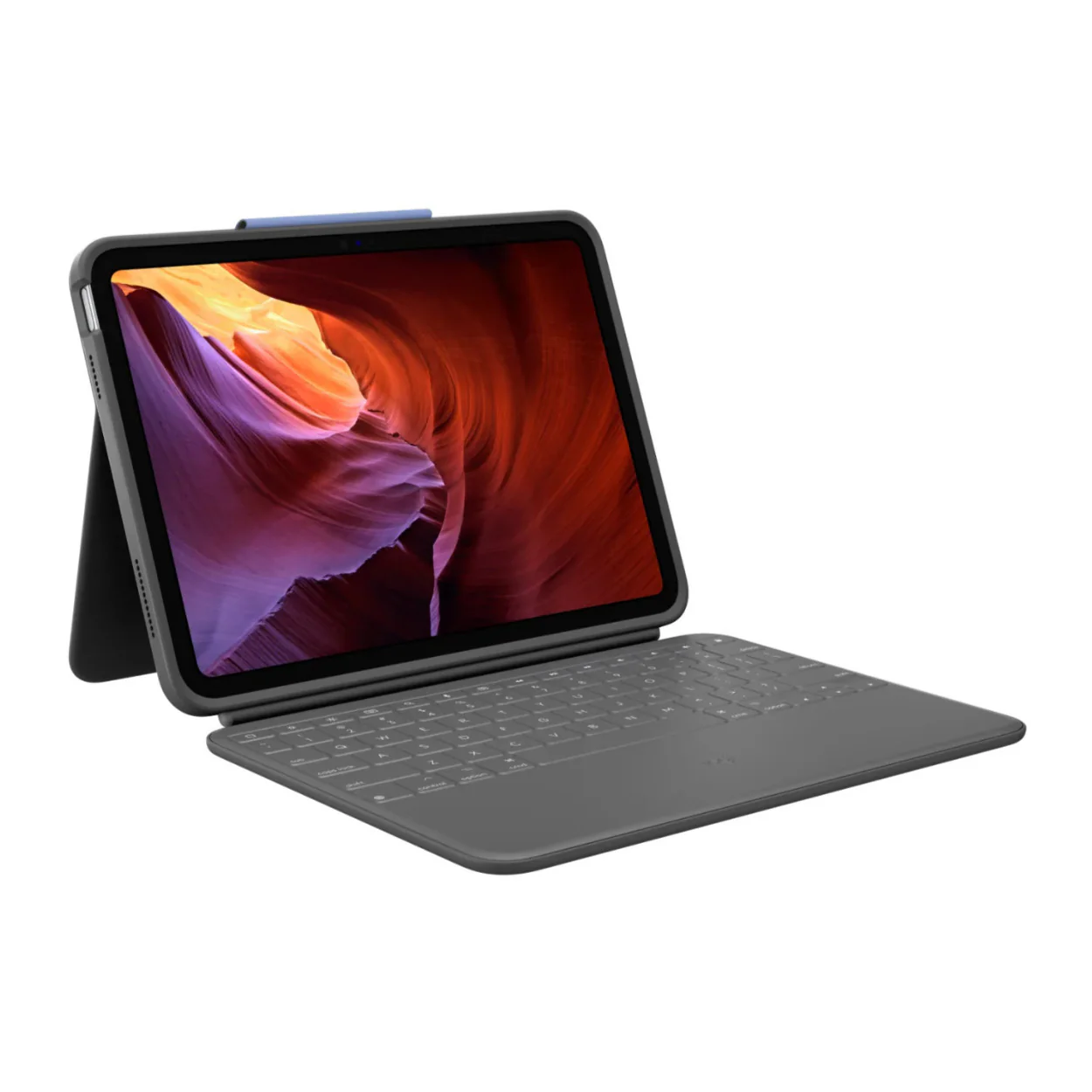 Logitech Rugged Folio Keyboard Case for 10th Generation 10.9-Inch iPad (Graphite) - Image 4