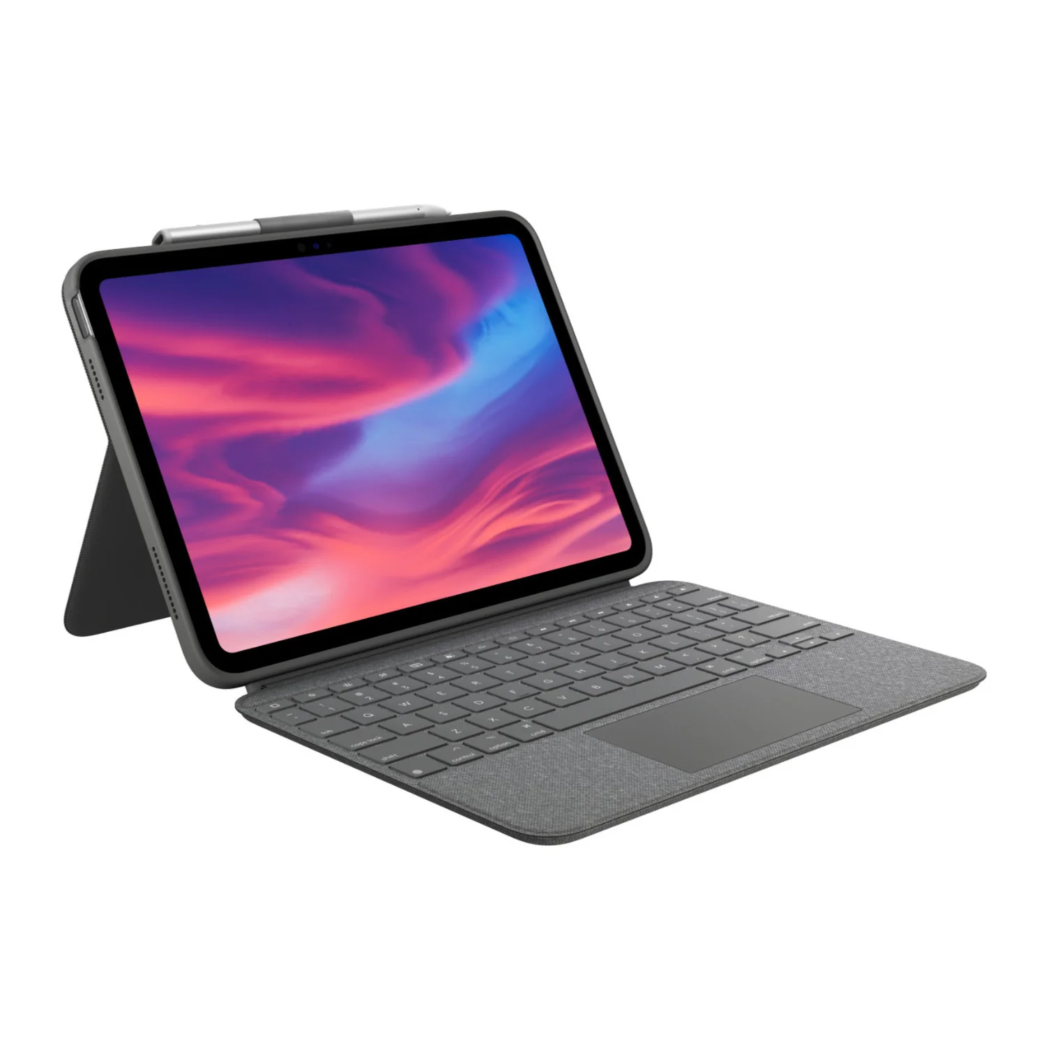 Logitech Combo Touch Backlit Keyboard Case for 10th Gen 10.9-inch iPad (Oxford Gray) - Image 2