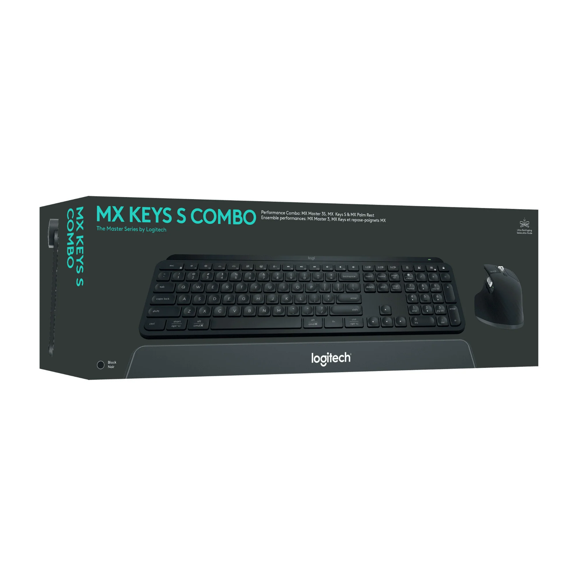 Logitech MX Keys S Wireless Keyboard and MX Master 3S with 8K DPI Sensor Mouse Combo (Graphite) - Image 5