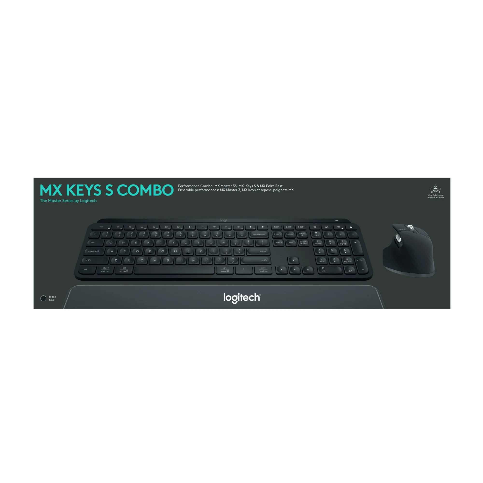 Logitech MX Keys S Wireless Keyboard and MX Master 3S with 8K DPI Sensor Mouse Combo (Graphite) - Image 7