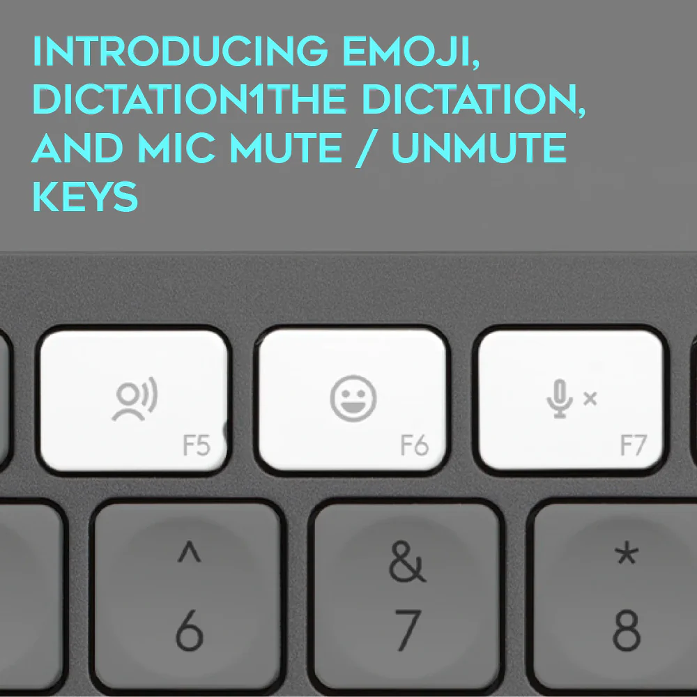 Logitech MX Keys S Keyboard and MX Master 3S Mouse Combo (Graphite) with Headphones, and Desk Mat - Image 5