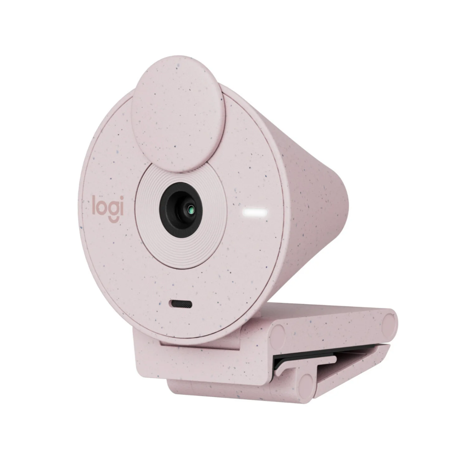 Logitech Brio 300 Rose - High-Definition Webcam with Desktop Anti-Slip Matt - Image 2
