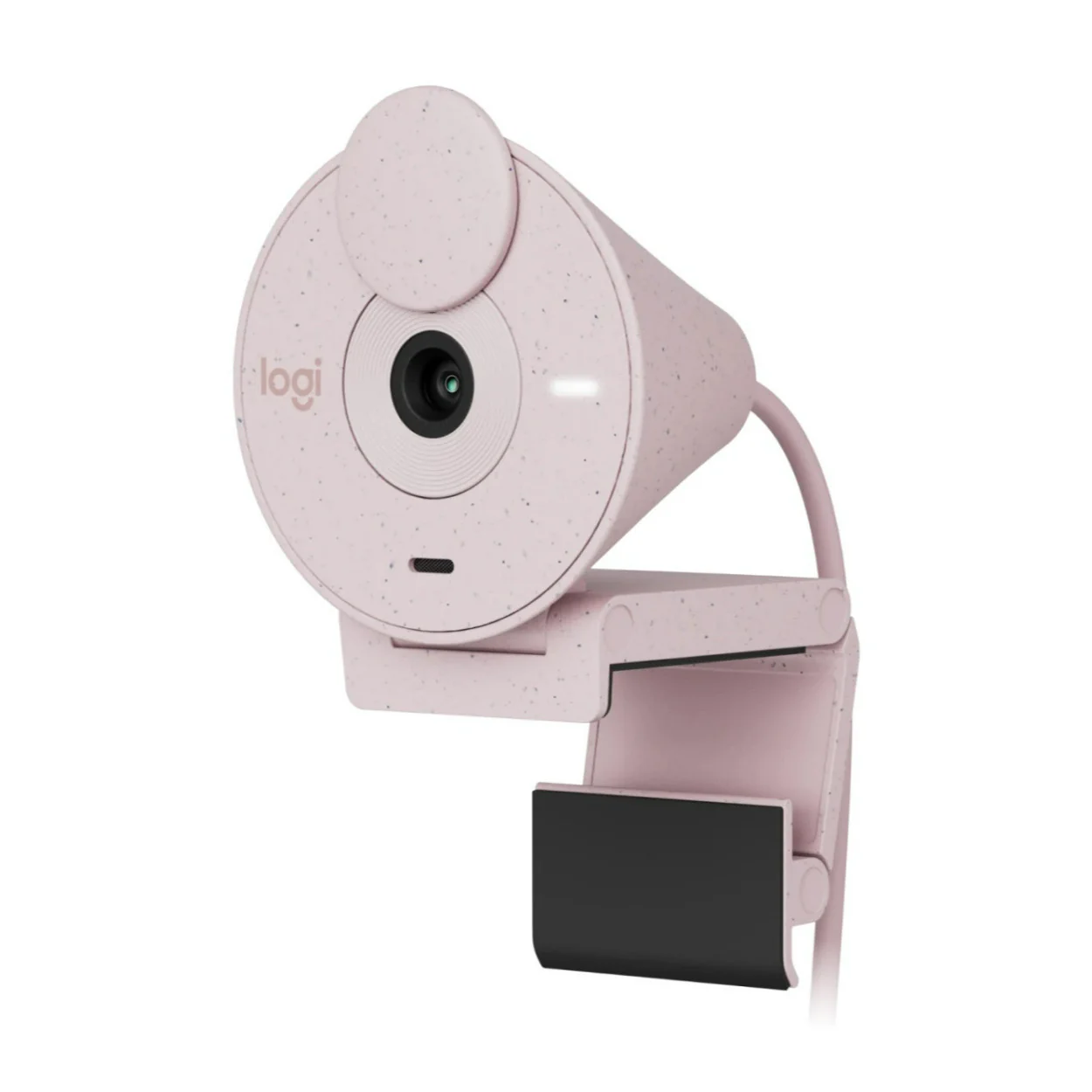 Logitech Brio 300 Rose - High-Definition Webcam with Desktop Anti-Slip Matt - Image 4