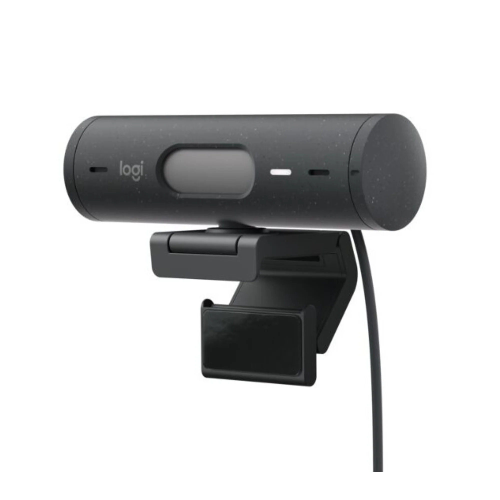 Logitech Brio 500 Webcam with Selfie Ring Light Stand and USB Hub (Graphite) - Image 8
