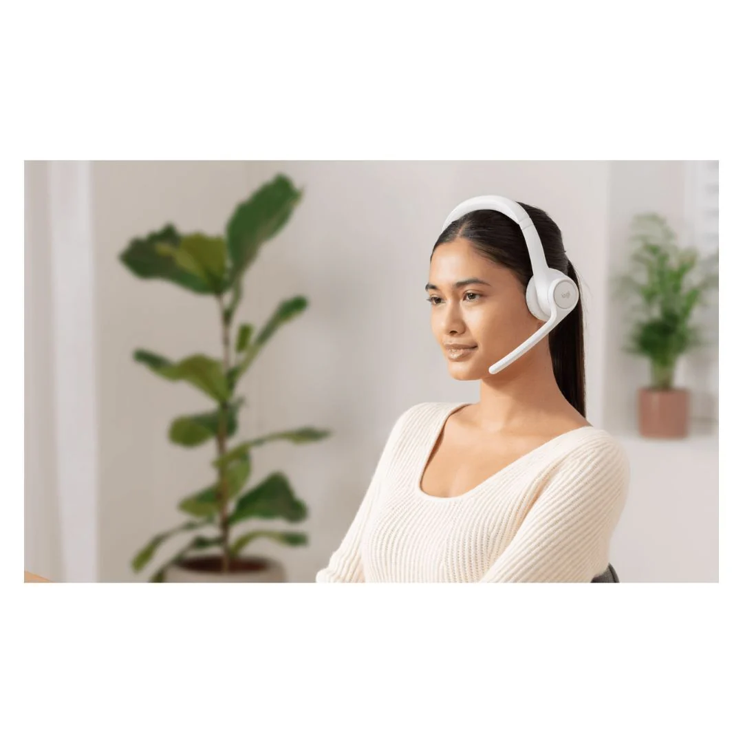 Logitech Zone 300 Headphones, Off-White - Image 6