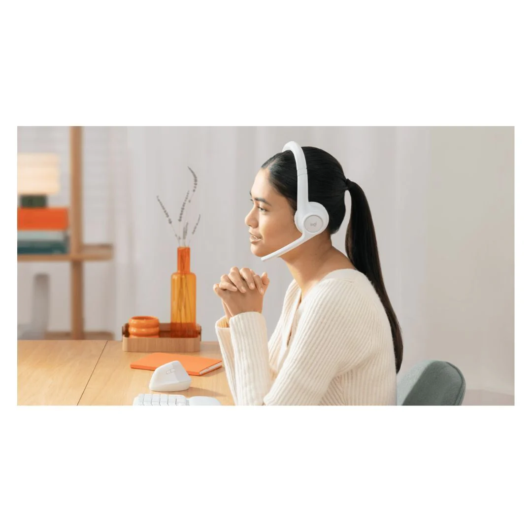 Logitech Zone 300 Headphones, Off-White - Image 7