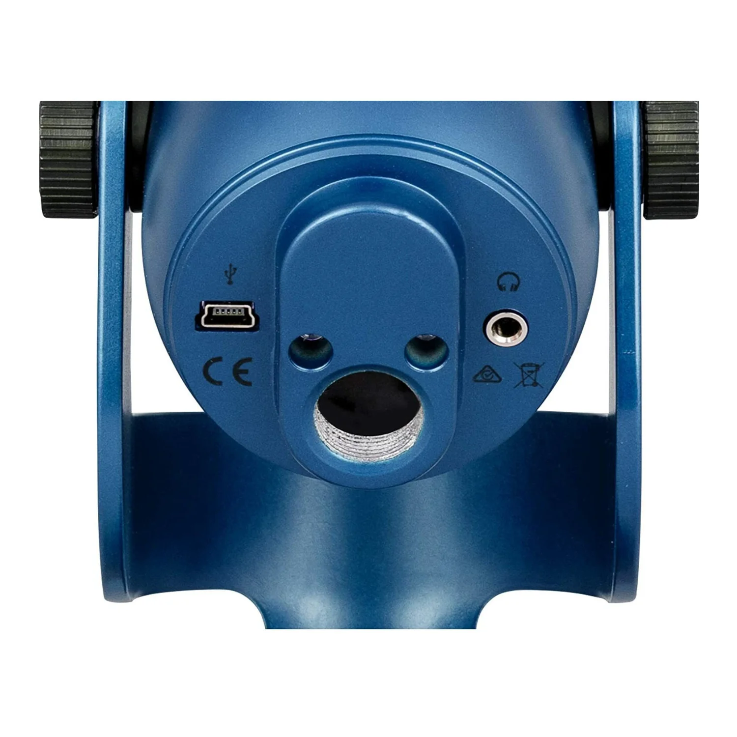 Blue Microphones Yeti USB Microphone (Midnight Blue) with 4-Port USB 3.0 Hub and Pop Filter - Image 10