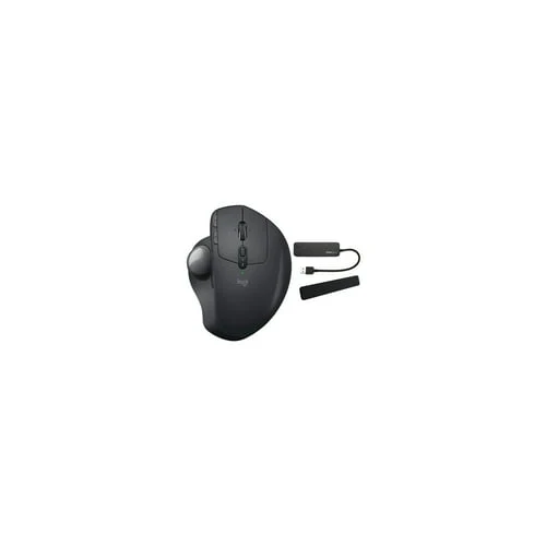 Logitech MX ERGO Advanced Wireless Trackball with MX Palm Rest and Knox Gear 4-Port USB 3.0 Hub - Image 3