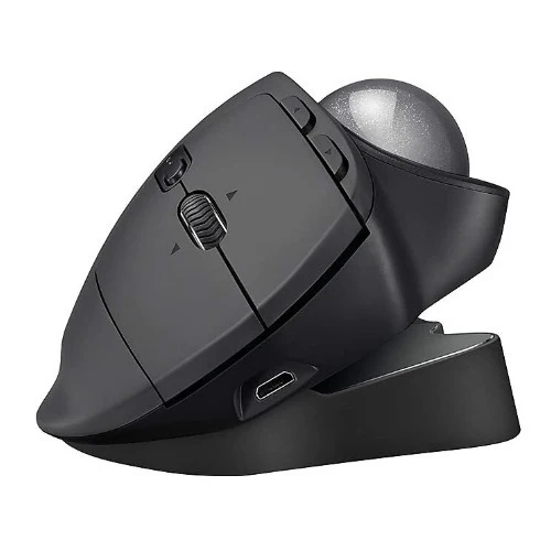 Logitech MX ERGO Advanced Wireless Trackball with MX Palm Rest and Knox Gear 4-Port USB 3.0 Hub - Image 5