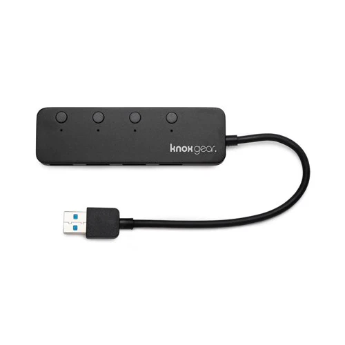 Logitech MX Master 3 Advanced Wireless Mouse and Knox 4-Port USB Hub - Image 5