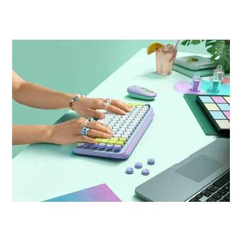 Logitech POP Keys Wireless Mechanical Keyboard and POP Mouse Bundle - Image 6
