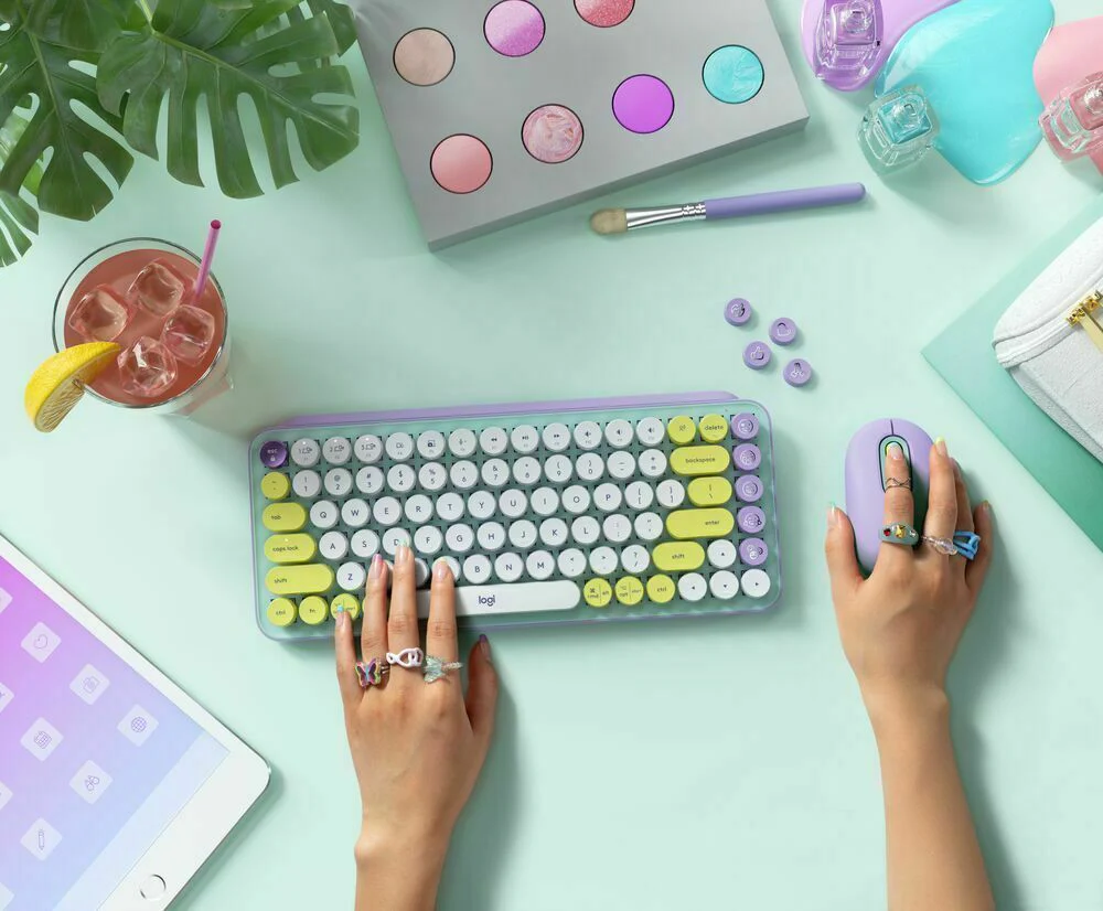 Logitech POP Keys Wireless Mechanical Keyboard With Emoji Keys Bundle - Image 15
