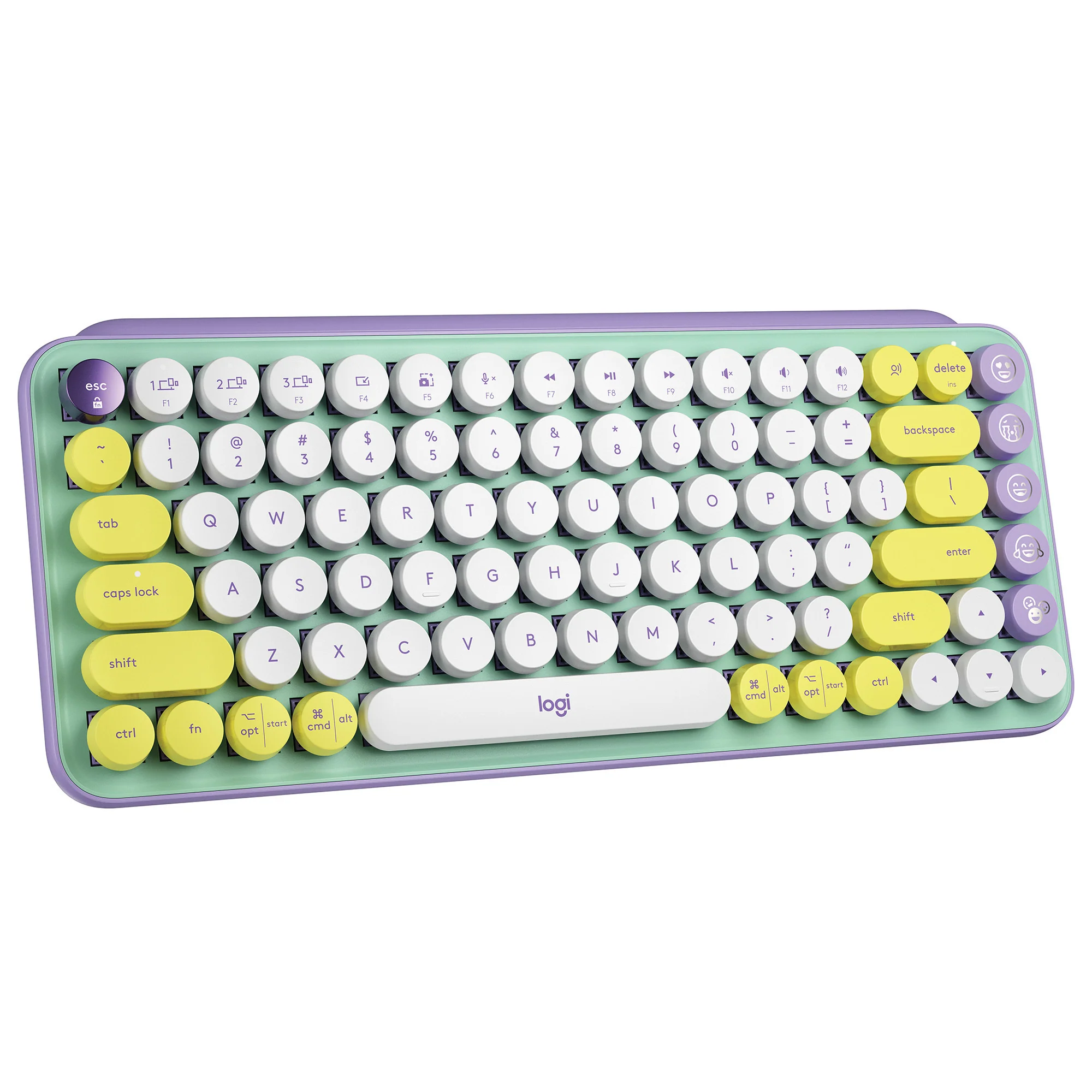 Logitech POP Keys Wireless Mechanical Keyboard With Emoji Keys Bundle - Image 9