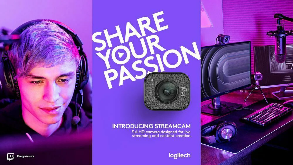 Logitech StreamCam Plus 1080P HD 60fps USB-C Webcam(Graphite) with Blue Yeti Mic - Image 13