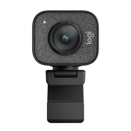 Logitech StreamCam Plus Webcam with Tripod (Graphite) and Webcam Stand with Selfie Ring Light - Image 5
