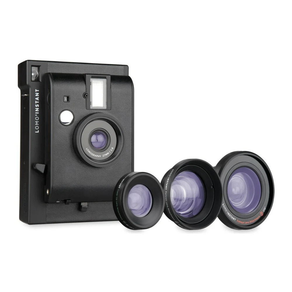 Lomography Lomo'Instant Camera with 3 Lenses Bundle with Film Pack and Photobox Bundle - Image 2