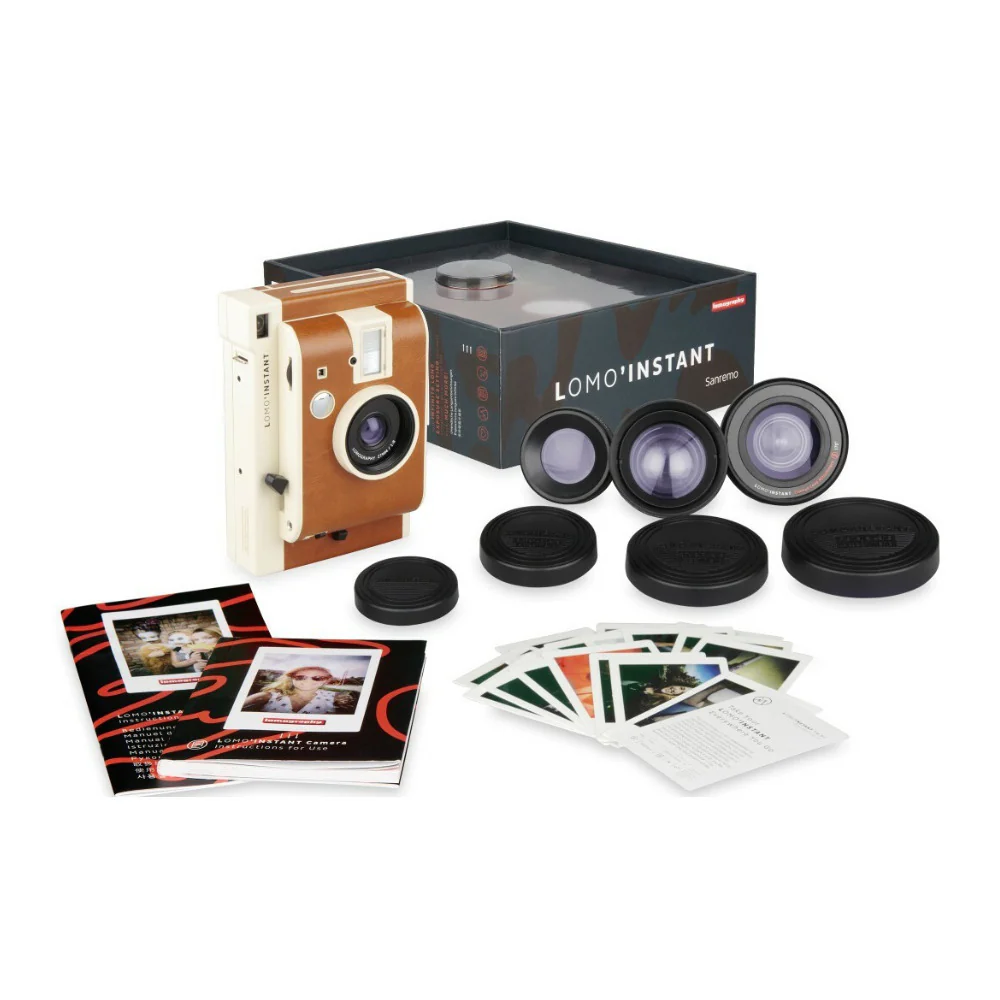 Lomo'Instant Mini Camera with 3 Lenses San Remo Edition Instax Film (2-Pack) and Instax Album Bundle - Image 8