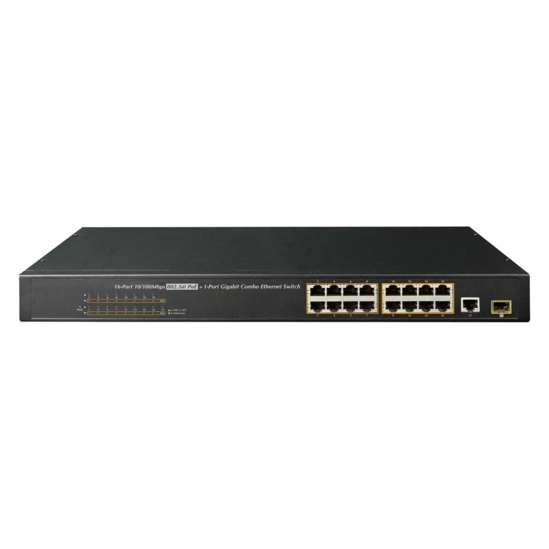 Lorex 16-Port PoE Plus Switch for Addition and Extension of Security Cameras