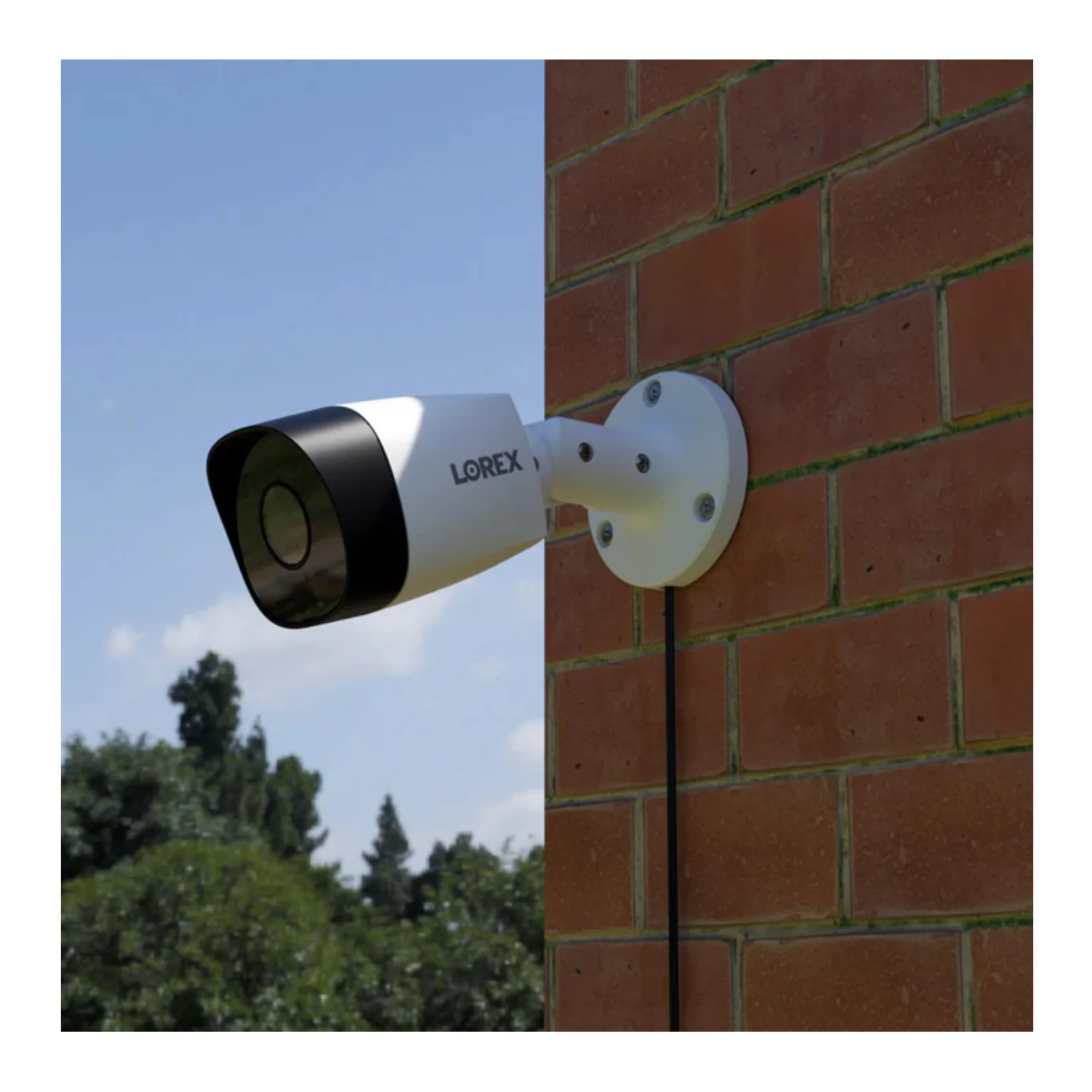 Lorex Wired Bullet Camera 1080p HD CVI Outdoor IP67 Weatherproof Infrared Night Vision (White) - Image 3