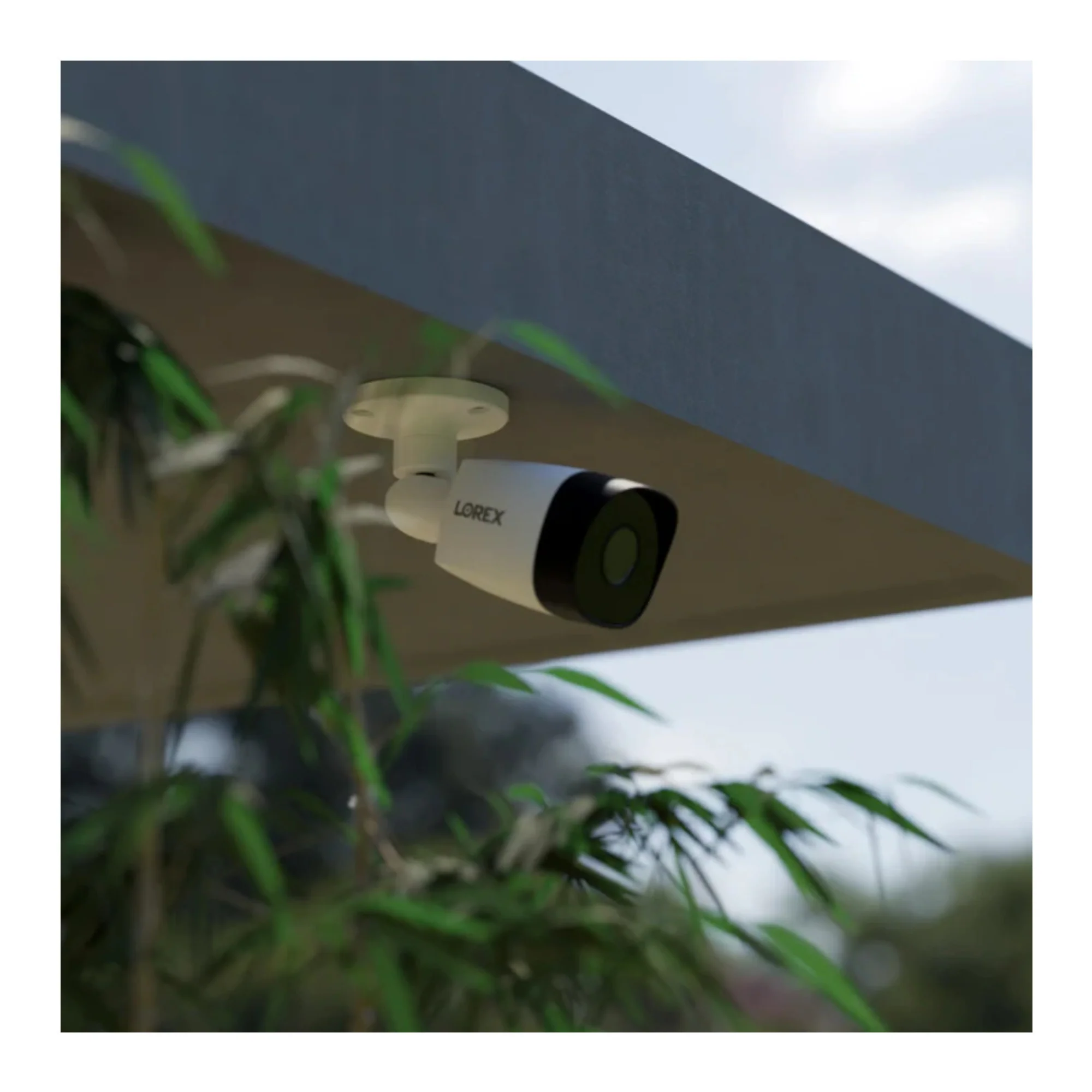 Lorex Wired Bullet Camera 1080p HD CVI Outdoor IP67 Weatherproof Infrared Night Vision (White) - Image 4
