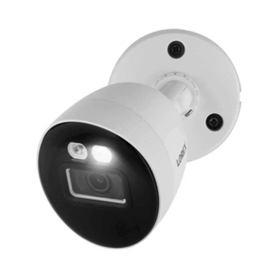 Lorex 4K Smart Deterrence CVI Wired Bullet Camera with 8MP Image Sensor and Durable Design (White) - Image 2