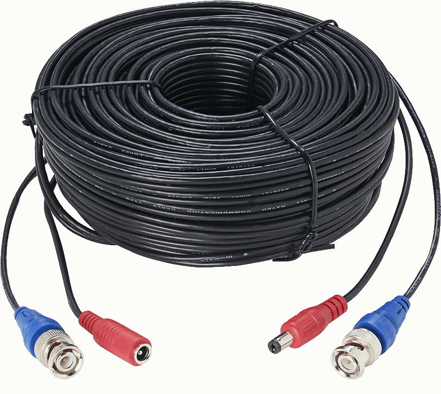 Lorex 100-Feet Premium 4K RG59/Power Accessory Cable (4-Pack) - Image 2