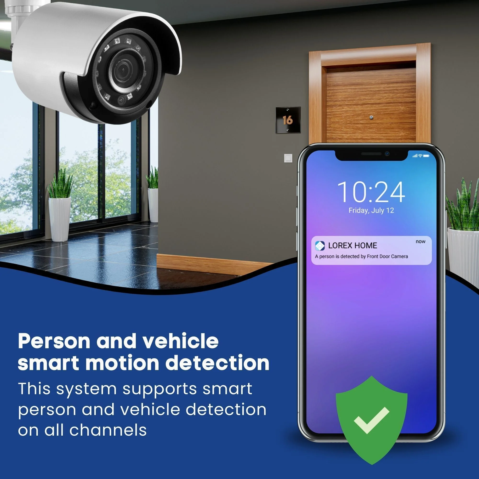 Lorex 1080p 8-Channel 1TB Wired DVR Security System with 6 Cameras and 4K RG59 100ft Power Cables - Image 4