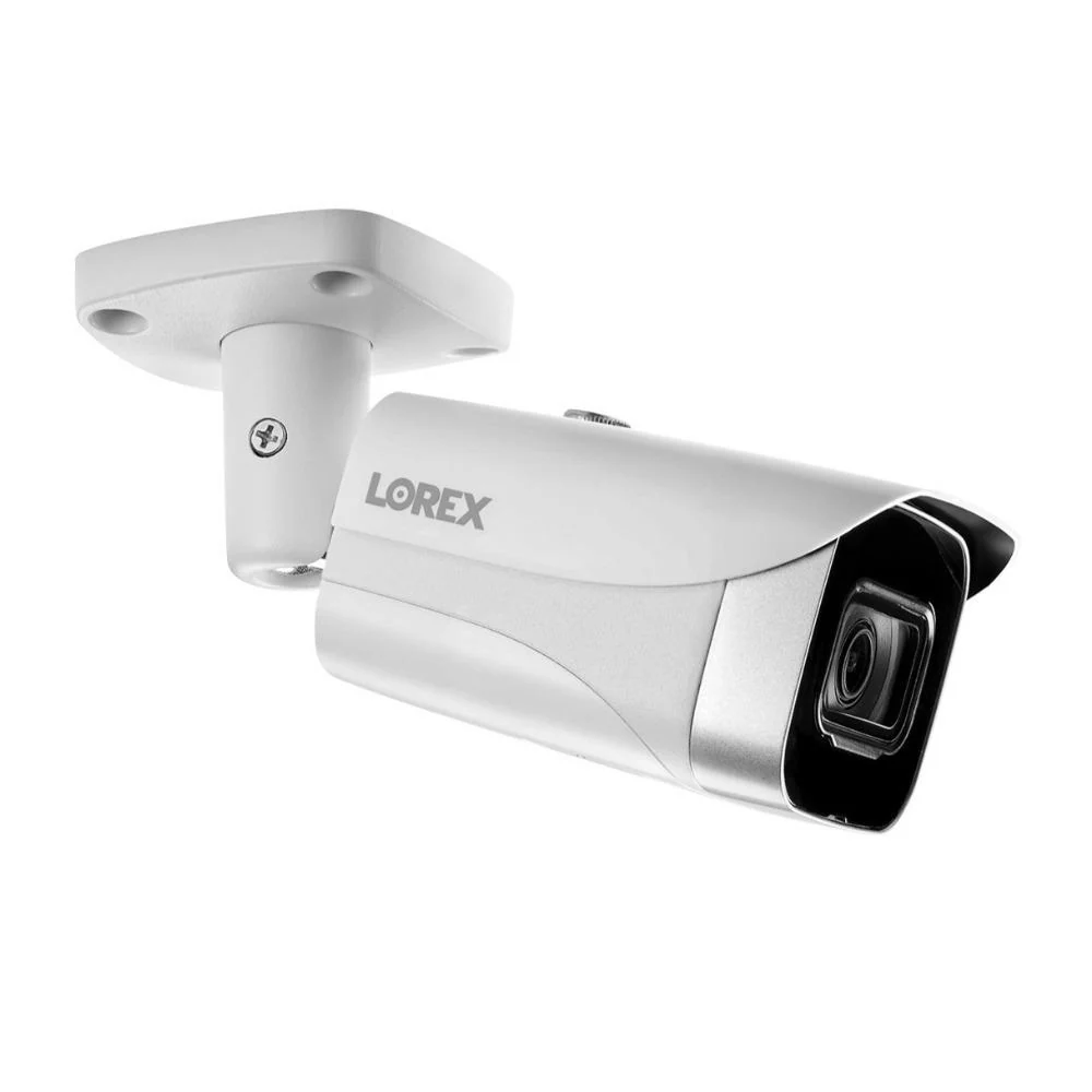 Lorex 4K Metal Bullet Ultra HD IP Security Camera (White, 2-pack) with 100-Feet 4K RG59/Power Cable - Image 5