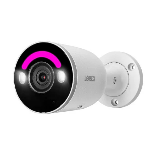 Lorex 4K Smart Security Lighting Deterrence Bullet AI PoE IP Wired Camera with Color Night Vision - Image 4