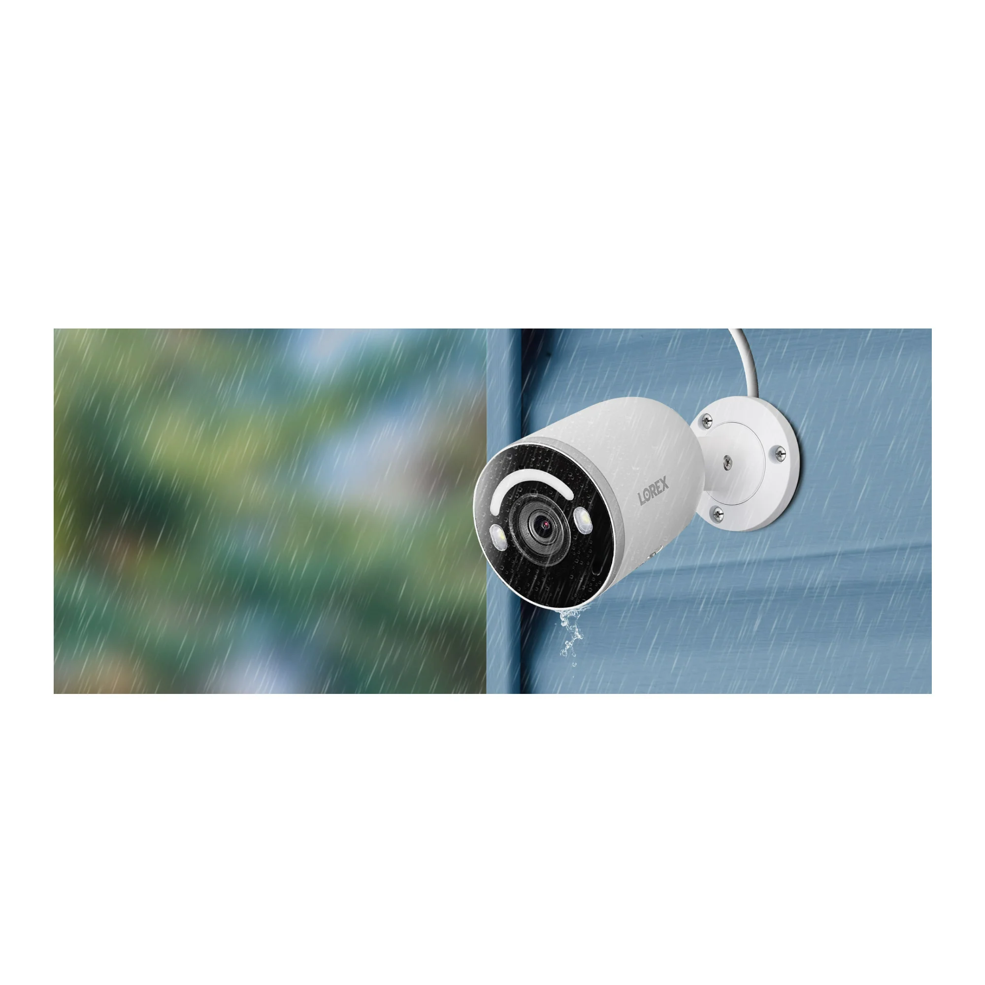 Lorex 4K Smart Security Lighting Deterrence Bullet AI PoE IP Wired Camera with Color Night Vision - Image 7