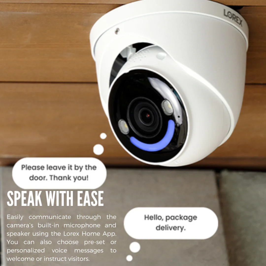 Lorex Fusion 4K 2TB NVR Recorder Bundle with H30 Smart Security Camera (4 Pack) - Image 5