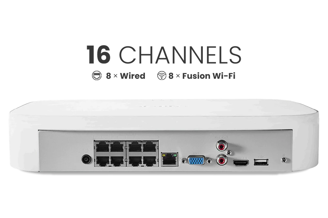 Lorex 4K 16 Camera Capable (8 Wired + 8 Wi-Fi) 2TB Wired NVR System with 4 Bullet Cameras - Image 5