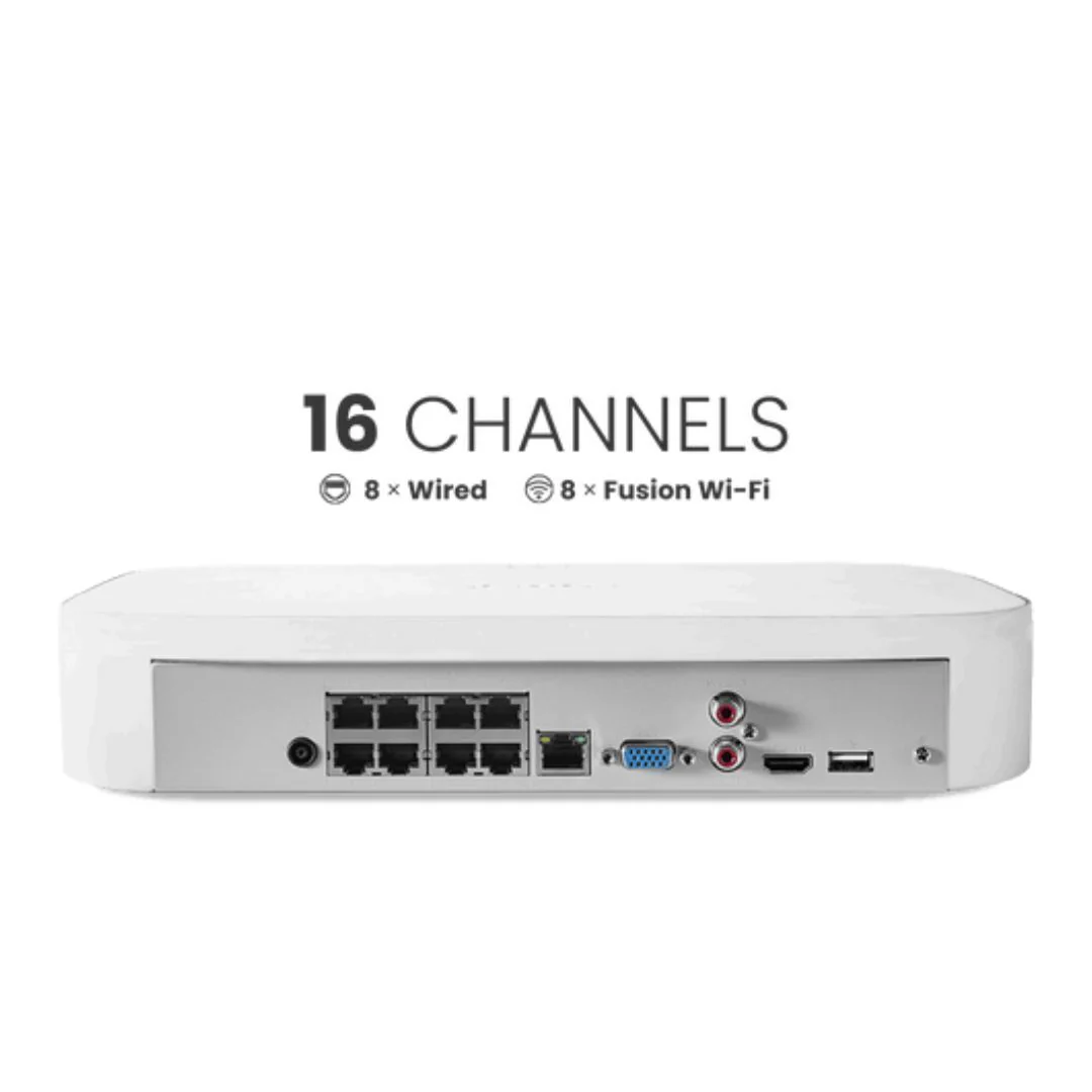 Lorex 4K 16-Camera Capable (8 Wired + 8 Fusion Wi-Fi) 2TB NVR System - Image 6