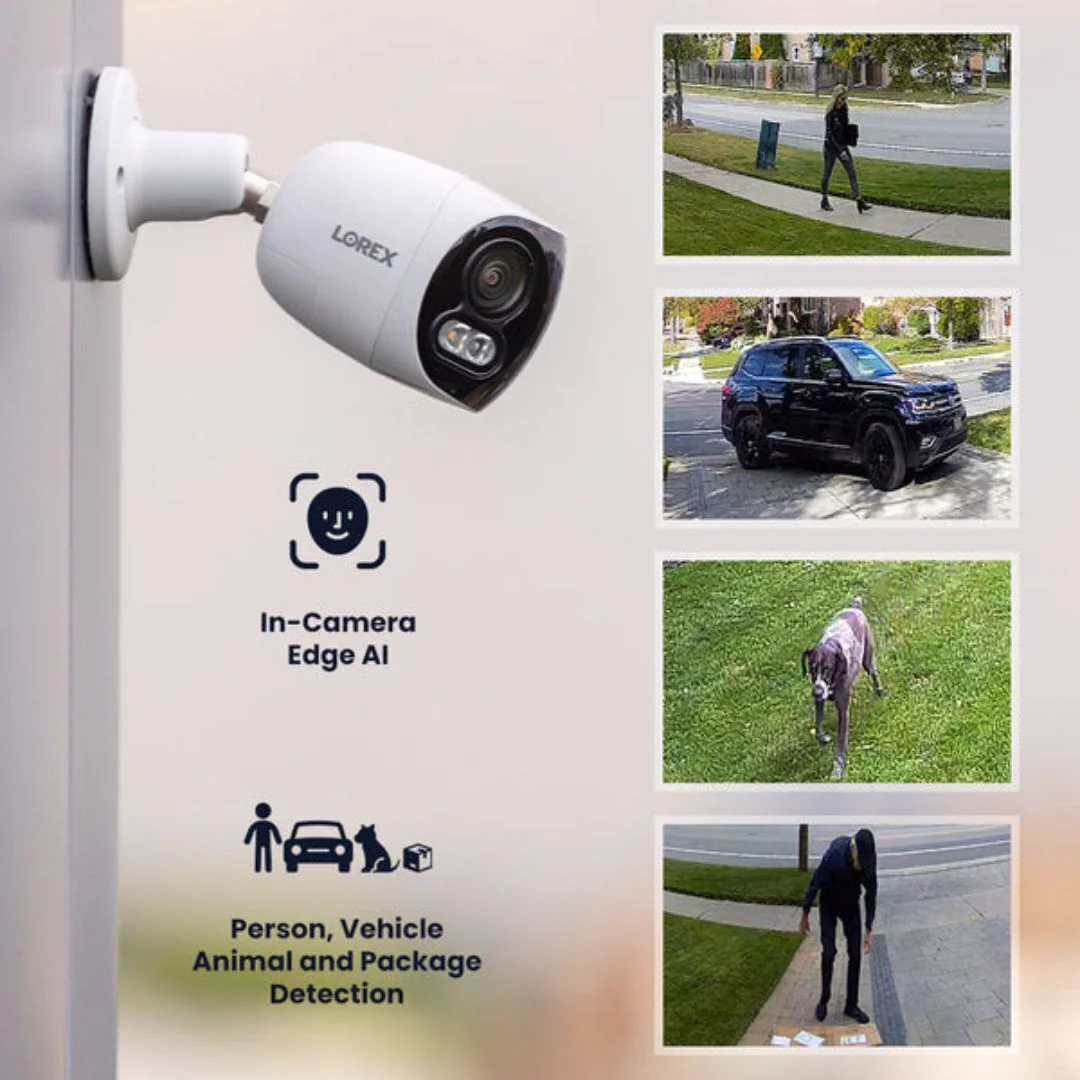 Lorex 4K 16 Camera Capable (Wired or Fusion Wi-Fi) 4TB NVR with Four Lorex 4K Security Camera Bundle - Image 5