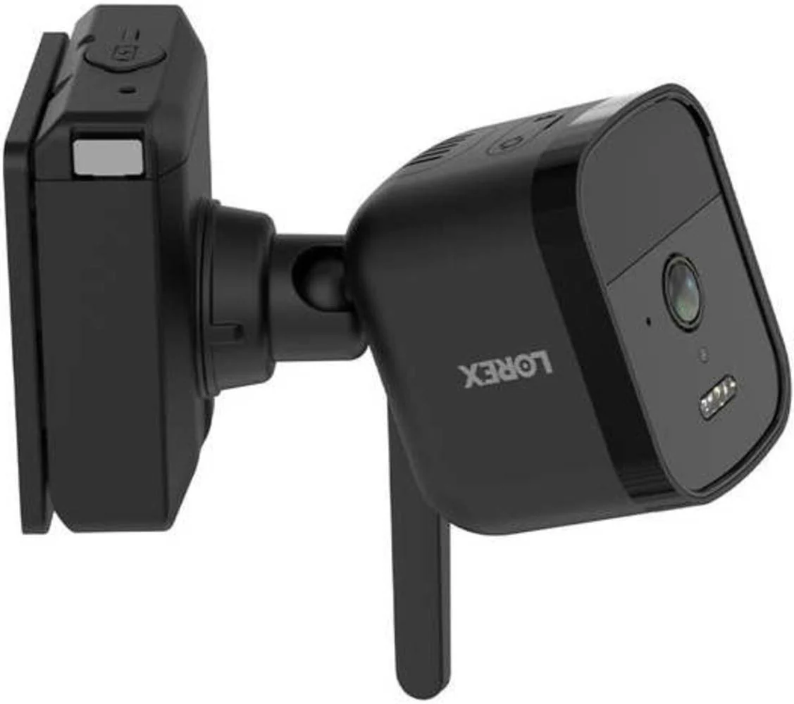 Lorex 4K Spotlight Outdoor Battery Security Camera with Color Night Vision (Add-On, Black) - Image 5