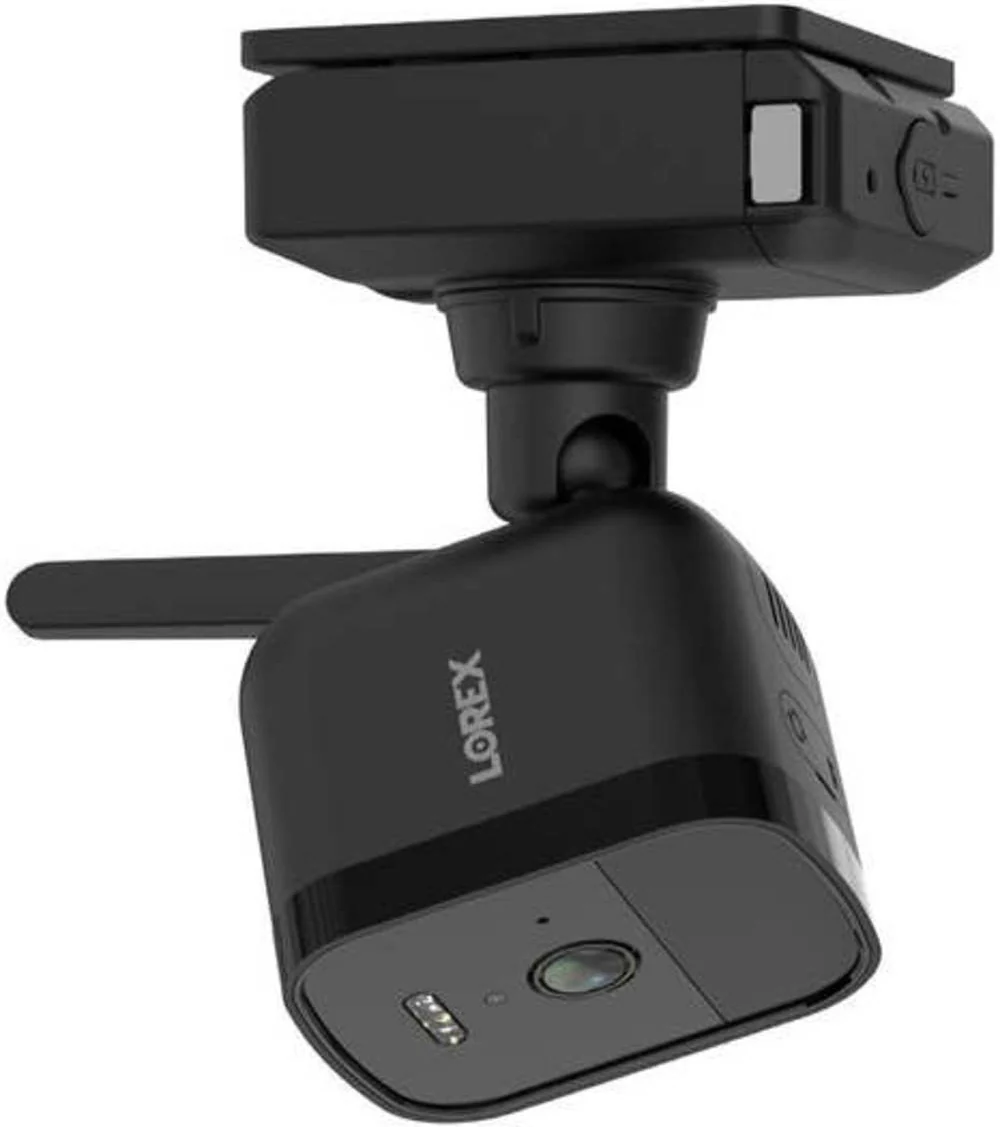 Lorex 4K Spotlight Outdoor Battery Security Camera with Color Night Vision (Add-On, Black) - Image 6